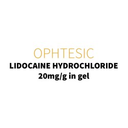 Ophtesic lidocaine hydrochloride 20mg/g in gel