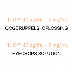 Filiop® 40 micro-g/mL + 5 mg/mL oogdruppels, oplossing - travoprost/timolol
